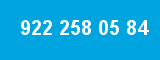 922 258 05 84 922 258 05 84